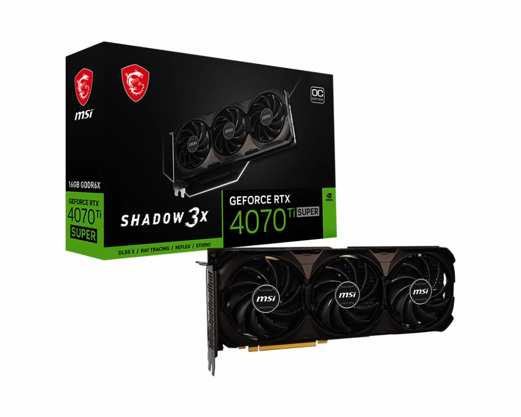 MSI Farklı Renk Şemasıyla GeForce RTX 4070 Ti SUPER Shadow 3X’i Duyurdu