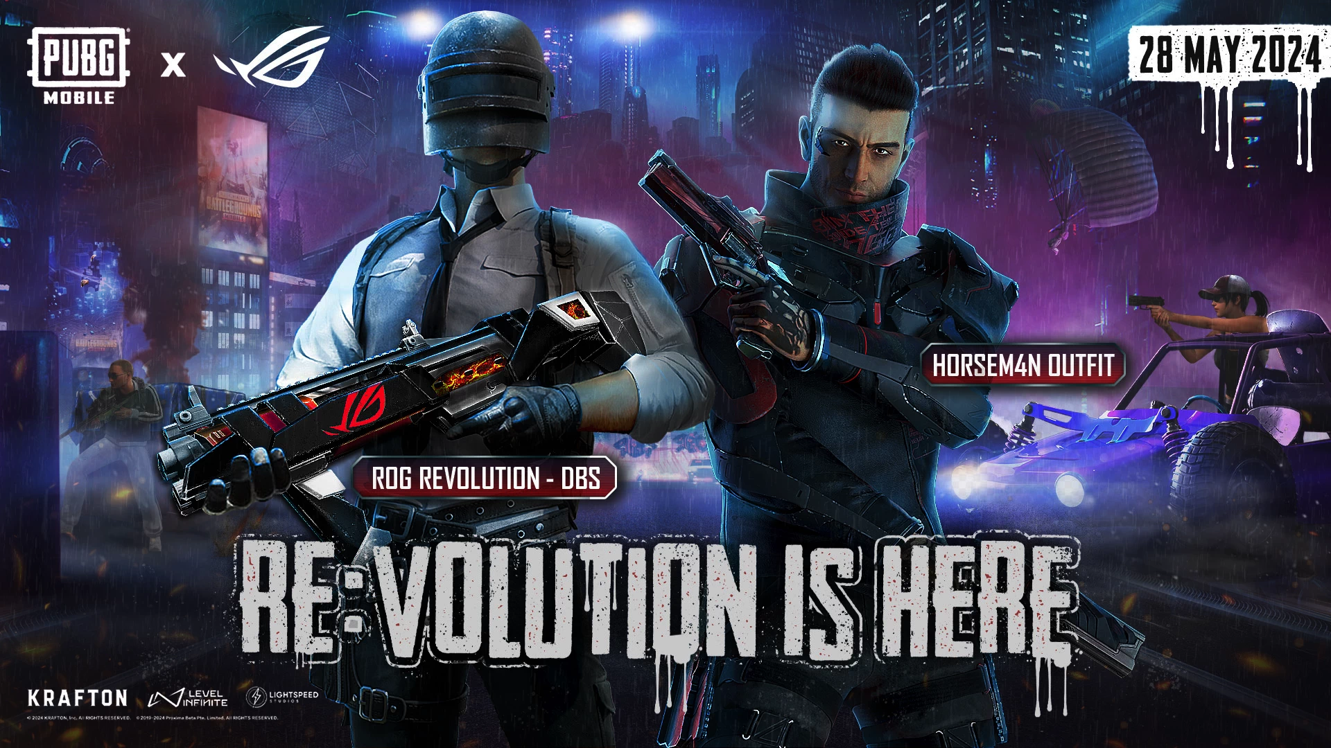 ROG SAGA x PUBG MOBILE İşbirliği 3.20 Güncellemesi ile 120FPS Modu ve  hediyelerle Geliyor