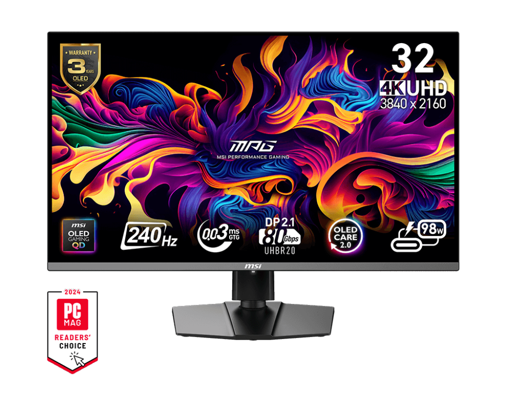 MSI MPG 322URX 4K 240Hz QD-OLED Oyun Monitörü İncelemesi