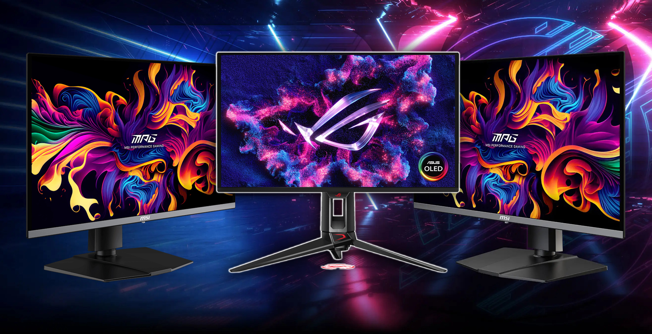 DP 2.1 ile Kusursuz Görüntü: ASUS ve MSI’dan QD-OLED Oyun Monitörleri