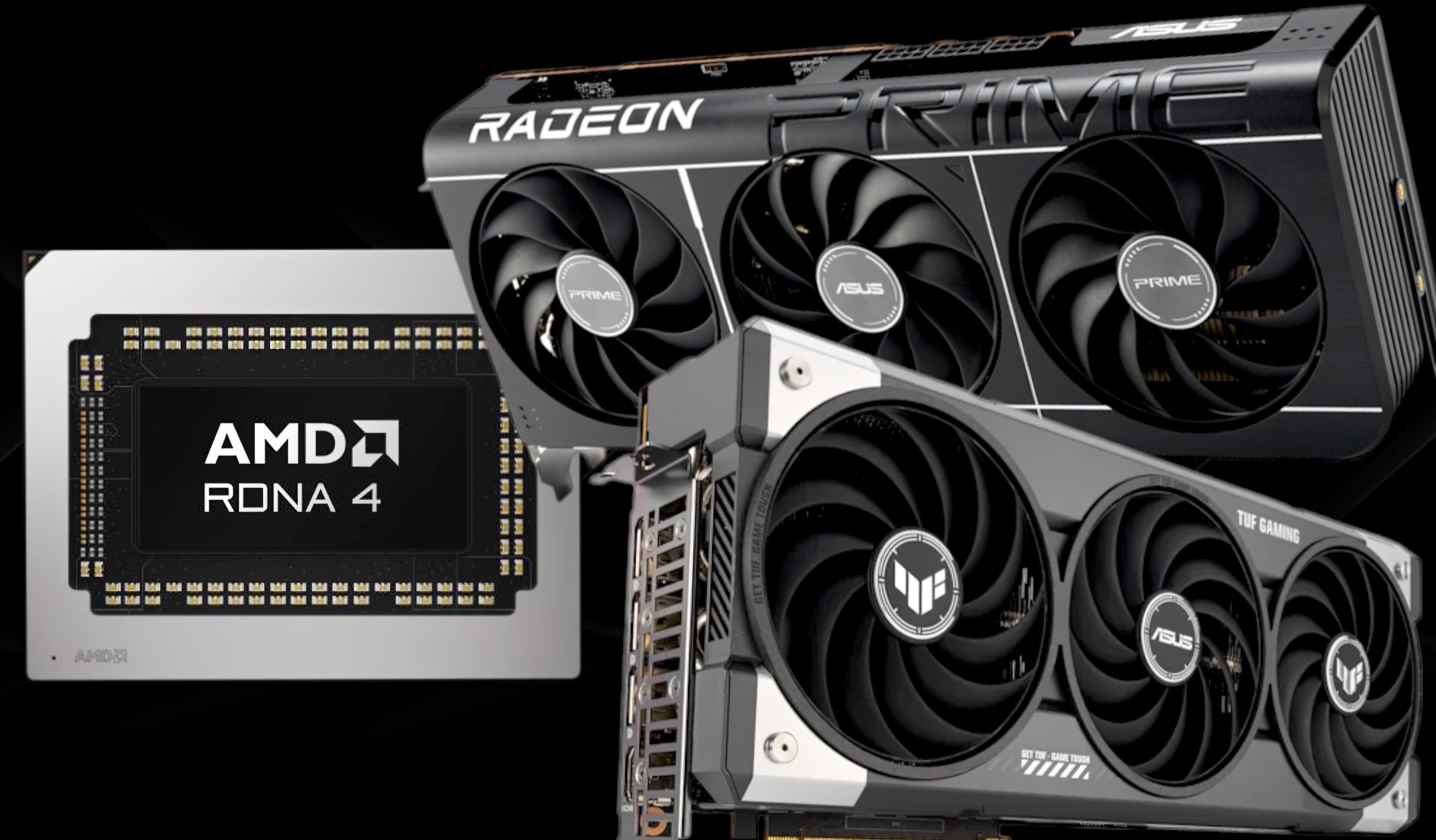 RDNA 4 Gücüyle ASUS: Radeon RX 9070 XT ve RX 9070 Tanıtıldı